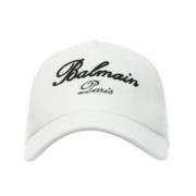 Witte Signature Cap Balmain , White , Dames