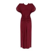 Jurk met ruches Victoria Beckham , Red , Dames