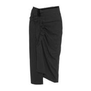 Rok met franje detail Penn 8PM , Gray , Dames