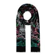 Skull Fern Sjaals en Sjaals Alexander McQueen , Multicolor , Dames