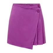 Paarse Rits Rok Herfst/Winter Only , Purple , Dames