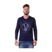 Comfortabele Gebreide Trui Pullover Versace Jeans Couture , Blue , Her...