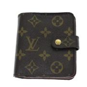 Pre-owned Canvas wallets Louis Vuitton Vintage , Brown , Dames