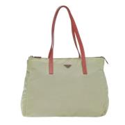 Pre-owned Fabric prada-bags Prada Vintage , Beige , Dames