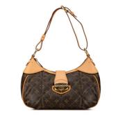 Pre-owned Plastic handbags Louis Vuitton Vintage , Brown , Dames