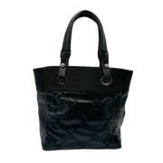 Pre-owned Canvas totes Chanel Vintage , Black , Dames