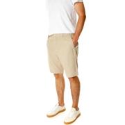 Casual Shorts met Koord Nn07 , Beige , Heren