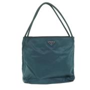 Pre-owned Fabric totes Prada Vintage , Blue , Dames