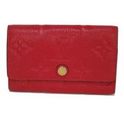 Pre-owned Canvas wallets Louis Vuitton Vintage , Red , Dames