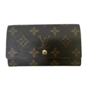 Pre-owned Canvas wallets Louis Vuitton Vintage , Brown , Dames