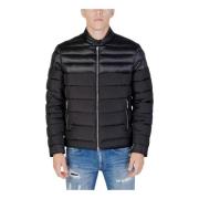 Zwarte rits-voorkant jas met zakken Antony Morato , Black , Heren