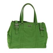 Pre-owned Fabric prada-bags Prada Vintage , Green , Dames