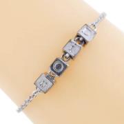 Pre-owned Silver bracelets Dior Vintage , Gray , Dames