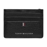 Zwarte Binnen Zak Portemonnee Tommy Hilfiger , Black , Heren