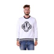 Hoodie Sweatshirt Versace Jeans Couture , White , Heren