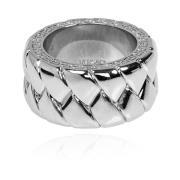 Ring met Grieks patroon Versace , Gray , Dames