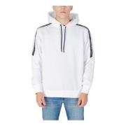 Witte Hoodie Herfst/Winter Mannen Calvin Klein Jeans , White , Heren