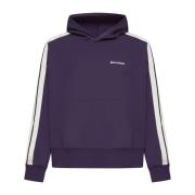 Donkerpaarse Track Hoodie met Off-White Strepen Palm Angels , Purple ,...