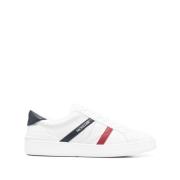 Witte Sneakers met Logo Print Moncler , White , Heren