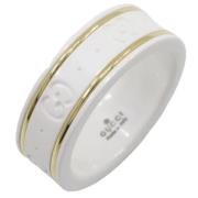 Pre-owned Yellow Gold rings Gucci Vintage , White , Dames