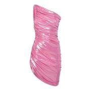 Roze Asymmetrische One Shoulder Jurk Norma Kamali , Pink , Dames