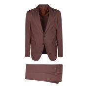 Luxe Bruin Pak Verhoog Stijl Tagliatore , Brown , Heren