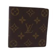 Pre-owned Canvas wallets Louis Vuitton Vintage , Brown , Dames