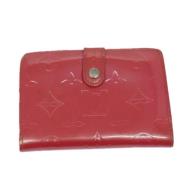 Pre-owned Leather wallets Louis Vuitton Vintage , Red , Dames