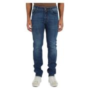 Slim Fit Vijf-Pocket Jeans Jacob Cohën , Blue , Heren