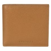 Pre-owned Leather wallets Bvlgari Vintage , Brown , Dames