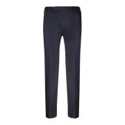 Blauwe Straight Leg Broek PT Torino , Blue , Heren