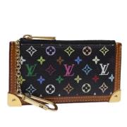 Pre-owned Canvas wallets Louis Vuitton Vintage , Black , Dames