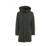 Groene Drielagige Parka Aw24 Peuterey , Green , Heren