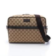 Pre-owned Canvas gucci-bags Gucci Vintage , Brown , Dames