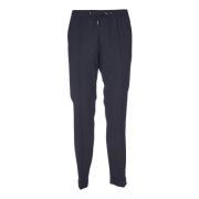 Blauwe Wollen Broek Elegante Stijl PS By Paul Smith , Blue , Heren