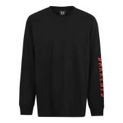 Donkerrode Longsleeve Top 44 Label Group , Black , Heren