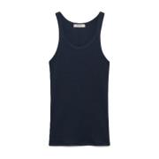 Geribbelde tanktop met hotfix-versiering Dorothee Schumacher , Blue , ...