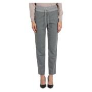 Wol Kasjmier Elastische Taille Broek Panicale , Gray , Dames