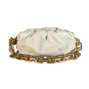 Pre-owned Leather shoulder-bags Bottega Veneta Vintage , White , Dames