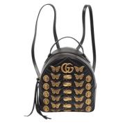 Pre-owned Leather backpacks Gucci Vintage , Black , Dames