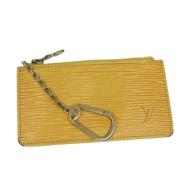 Pre-owned Leather wallets Louis Vuitton Vintage , Yellow , Dames