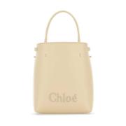 Gladde korrelleer schoudertas Chloé , Beige , Dames