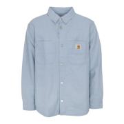 Lichtgewicht Overshirt met Borstzakken Carhartt Wip , Blue , Heren