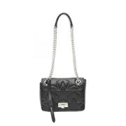 Pre-owned Leather shoulder-bags Jimmy Choo Pre-owned , Black , Dames