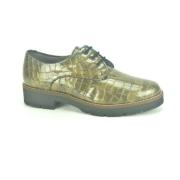 Croco Lace Schoenen Pitillos , Green , Dames