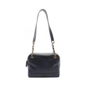 Pre-owned Leather shoulder-bags Chanel Vintage , Black , Dames