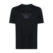 Stijlvolle T-Shirt Collectie Emporio Armani , Blue , Heren