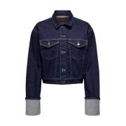 Opvouwbare Rode Denim Jas Only , Blue , Dames