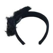 Pre-owned Fabric hair-accessories Chanel Vintage , Black , Dames