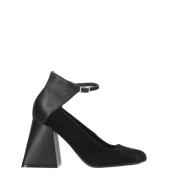 Zwarte Ming Pumps met Hak Vic Matié , Black , Dames